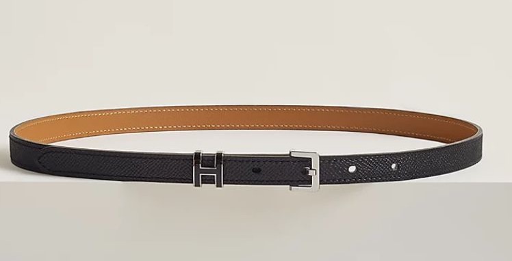 Женский ремень Hermès женский кожа черный 21715