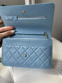 Сумка Chanel Mini женский кожа бирюзовый 143083-3