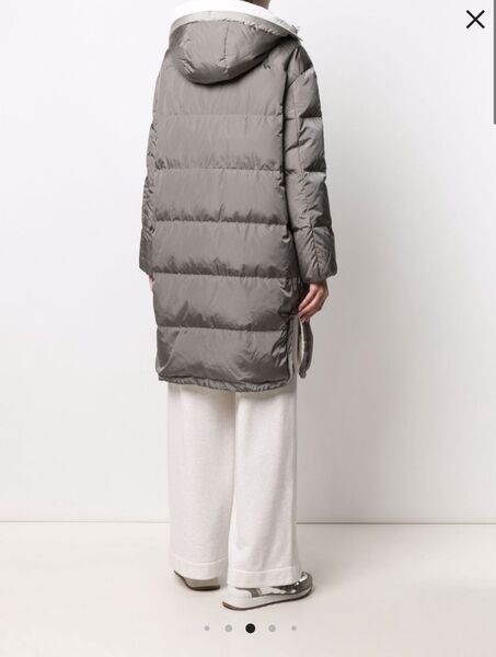 Пуховик Brunello Cucinelli женский графитовый 62292-4