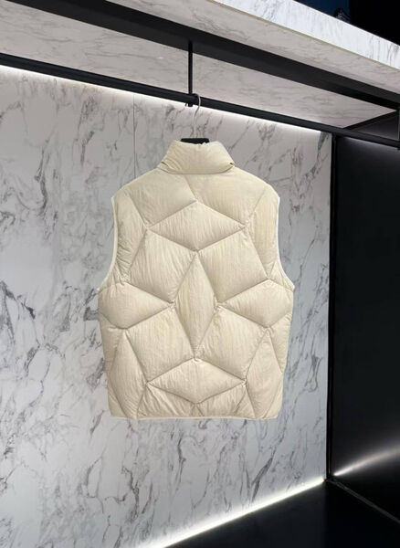 Мужской жилет Moncler мужской белый 200688-7