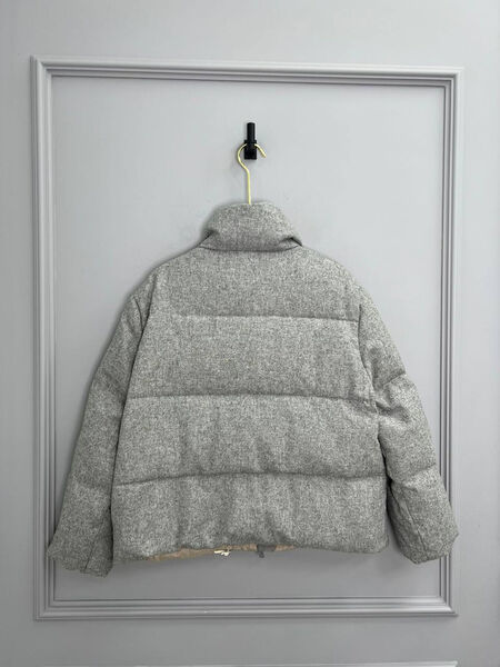 Пуховик Brunello Cucinelli женский графитовый 167032-2