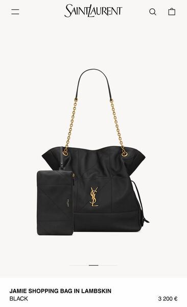 Сумка Saint Laurent женский кожа черный 179134-2