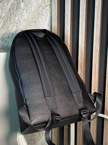 Мужской рюкзак Balenciaga мужской кожа черный 167098-4