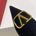 Ботильоны Valentino женский замша черный 13343-2