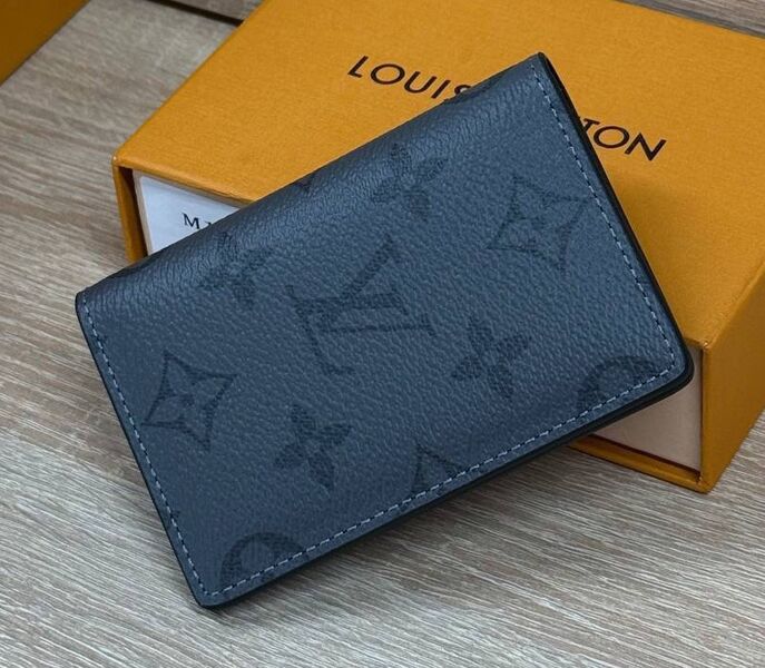 Картхолдер Louis Vuitton мужской кожа черный 195477