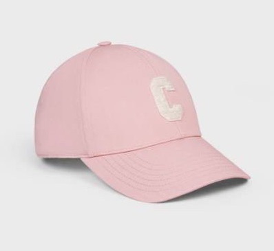 Кепка Celine женский текстиль розовый 114340