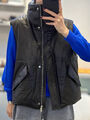 Жилет Maison Margiela женский кожа chèvre черный 132242