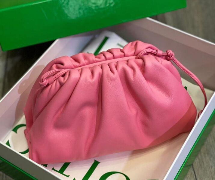 Сумка Bottega Veneta женский кожа розовый 72649