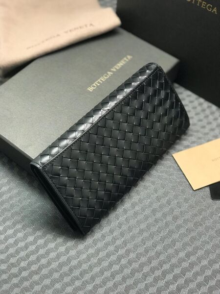 Купюрница Bottega Veneta мужской кожа черный 37320-4