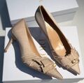 Туфли Christian Dior женский текстиль темно-бежевый 188121