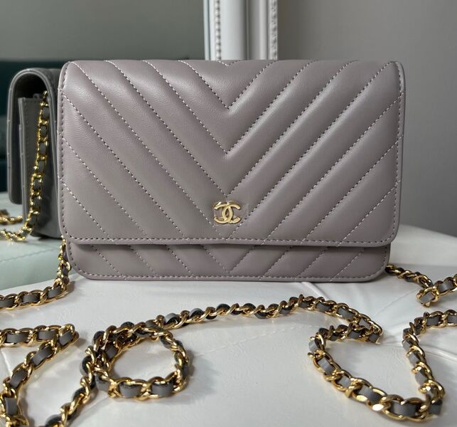 Сумка Chanel Mini женский кожа графитовый 143085