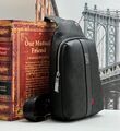 Мужская сумка слинг Gucci мужской кожа черный 42956-2