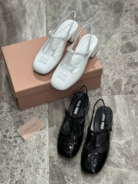 Туфли Miu Miu женский кожа белый 115013-3