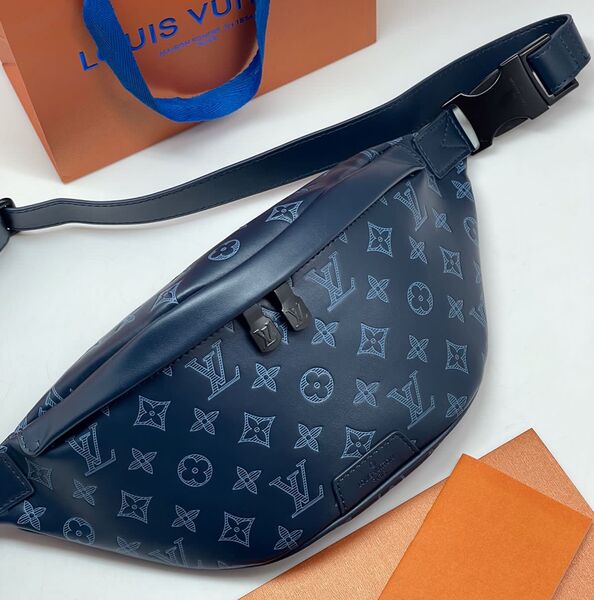 Мужская сумка слинг Louis Vuitton мужской канва синий 62083