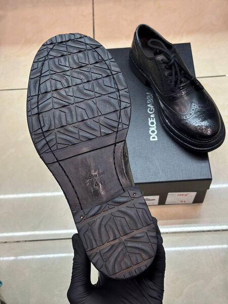Мужские туфли Dolce & Gabbana мужской кожа черный 169493-6