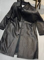 Пальто Bottega Veneta женский кожа черный 198958-4