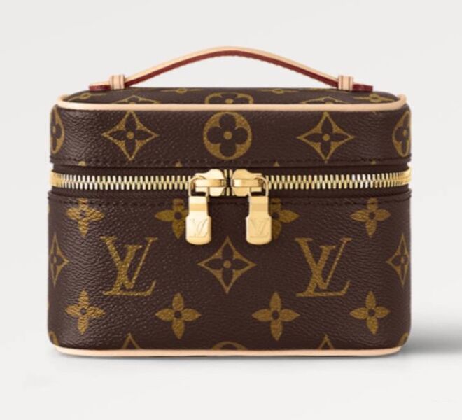 Косметичка Louis Vuitton Nano женский канва 152416