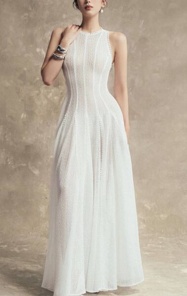 Платье Alaïa женский белый 190894