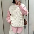 Жилет Loewe женский вязаная ткань белый 172588-1