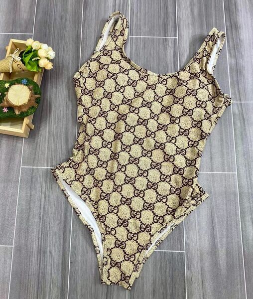 Купальник Gucci женский бежевый 37195