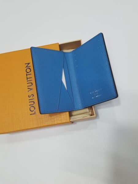 Портмоне мужской Louis Vuitton мужской канва бирюзовый 61950-4