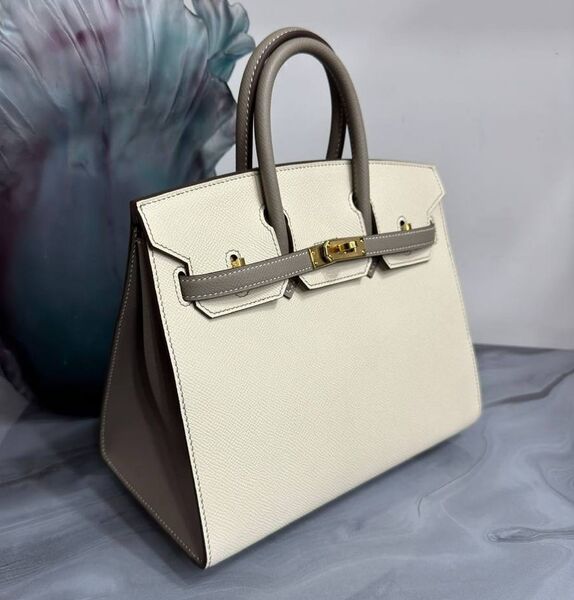 Сумка Hermès Birkin 25 женский кожа белый 150970