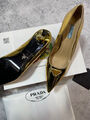 Туфли Prada женский кожа бронзовый 105339-3