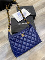 Сумка Chanel женский кожа синий 179327-4