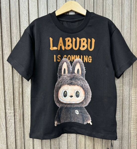 Детская футболка Labubu черный 193160