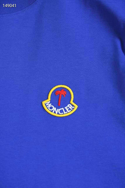 Мужская футболка Moncler мужской синий 172518-4