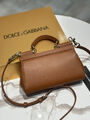 Сумка Dolce & Gabbana женский кожа бежевый 174224-3