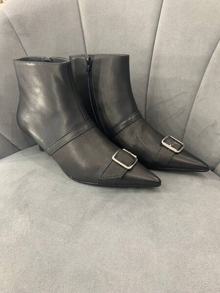 Ботильоны Maison Margiela женский кожа черный 129458-2