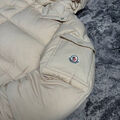 Мужской пуховик Moncler мужской бежевый 167497-4