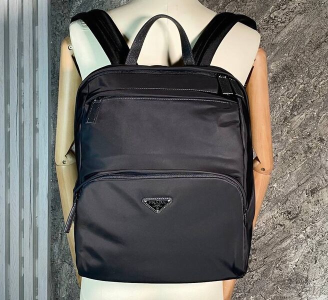 Мужской рюкзак Prada мужской нейлон черный 168449
