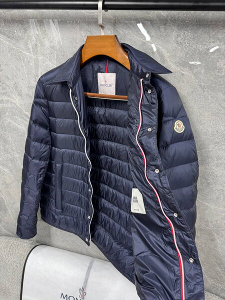 Мужская куртка Moncler мужской синий 200982-4