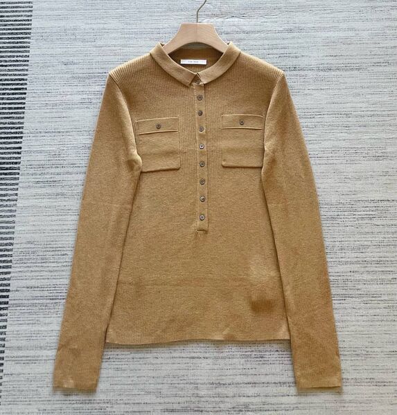 Поло Saint Laurent женский бежевый 199551