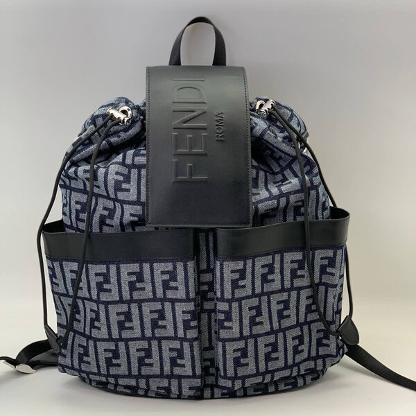 Рюкзак Fendi женский текстиль графитовый 149775