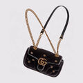 Сумка Gucci женский замша черный 134282-4