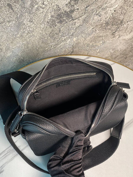 Мужская сумка мессенджер Gucci мужской кожа черный 172601-4