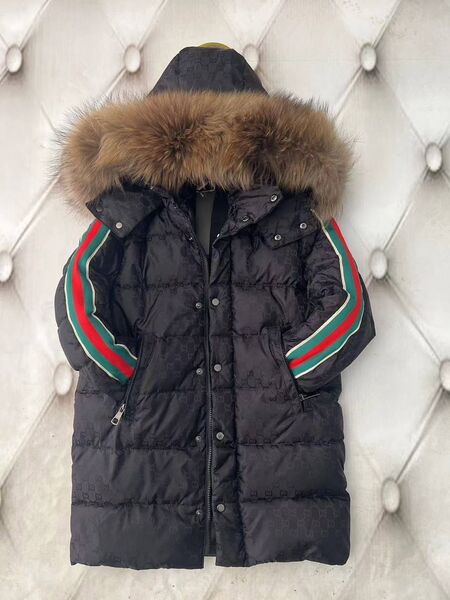 Детский пуховик Gucci черный 177445-5