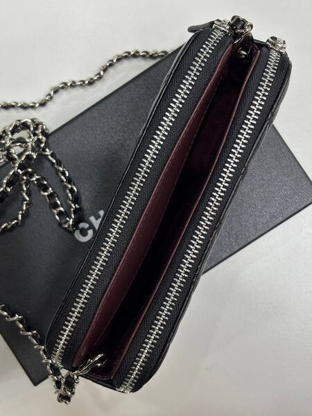 Сумка Chanel женский кожа черный 195252-2