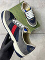 Мужские кроссовки Gucci мужской текстиль графитовый 162462-3