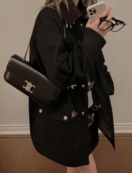 Сумка Celine женский кожа черный 72960-4