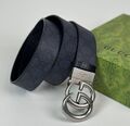 Мужской ремень Gucci мужской кожа черный 152770-1