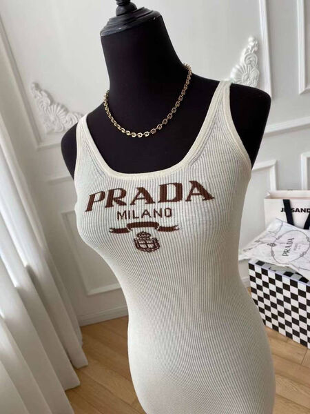 Платье Prada женский белый 119948-2