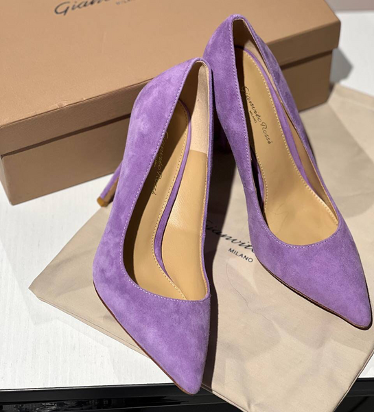 Туфли Gianvito Rossi женский замша фиолетовый 80112