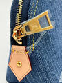 Косметичка Louis Vuitton женский джинса синий 152410-4