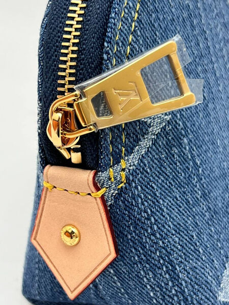 Косметичка Louis Vuitton женский джинса синий 152410-4