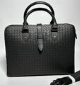Мужской портфель Bottega Veneta мужской кожа черный 132084-1