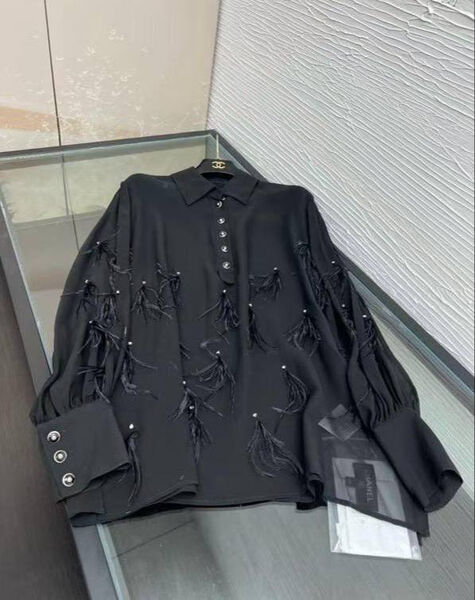 Рубашка Chanel женский черный 179008-6